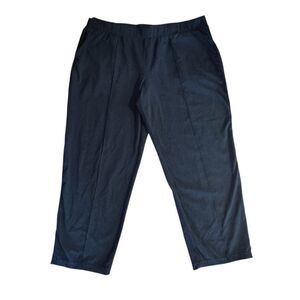 Mondetta Performance Luxury Black High Waist Cropped Pants Plus XXL Pull On